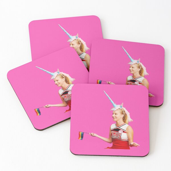 Item preview, Brittany As a Unicorn with Pride Flag Glee designed and sold by peachkeen88.