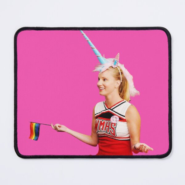 Item preview, Brittany As a Unicorn with Pride Flag Glee designed and sold by peachkeen88.