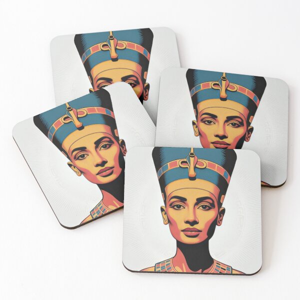 Item preview, Nefertiti Pop Art Queen – Modern Egyptian Icon designed and sold by Fruzbt.
