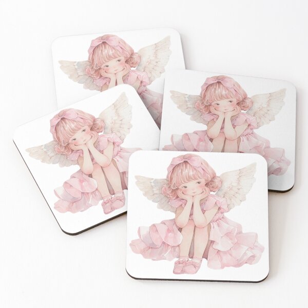 Item preview, little girl with angel wings designed and sold by viviofthevalley.