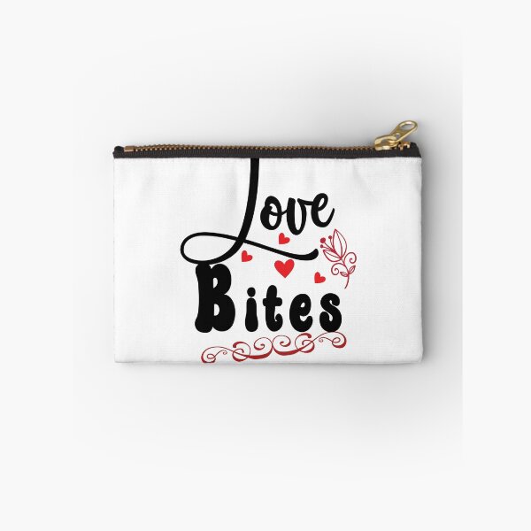 Item preview, Love Bites Couples Humor Cute Vampire Romantic Design,Funny Love Bites Vampire Romance Quote Gothic Humor designed and sold by PrintMod.