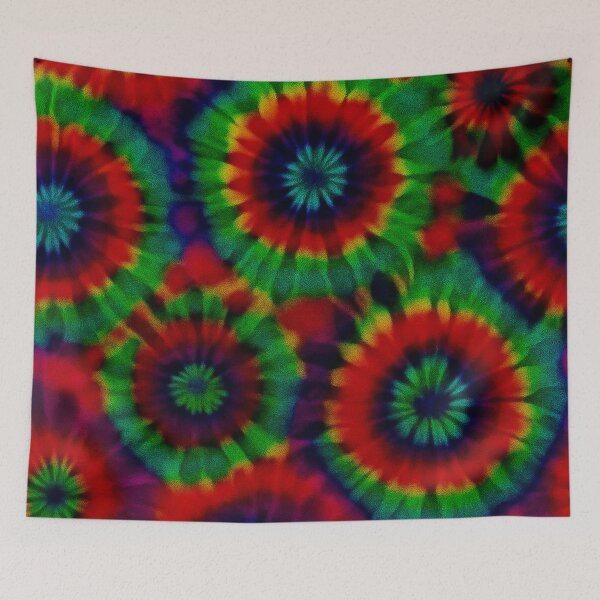 Item preview, retro 1960s tye dye pattern designed and sold by Kristylynn757.