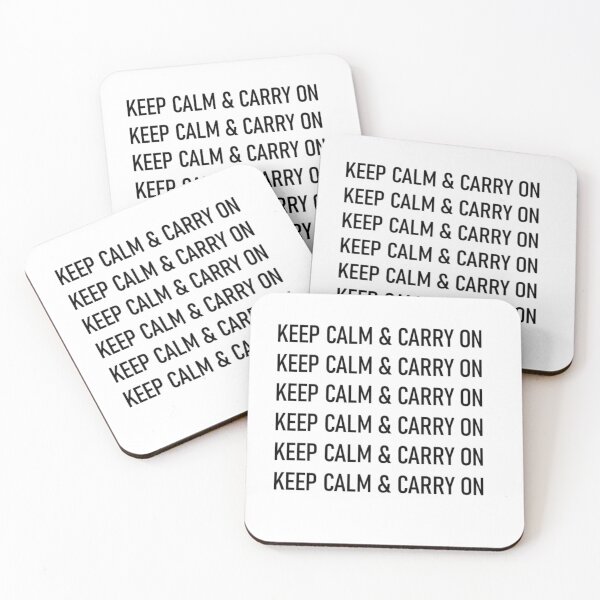 Item preview, KEEP CALM & CARRY ON designed and sold by LUKAGE.