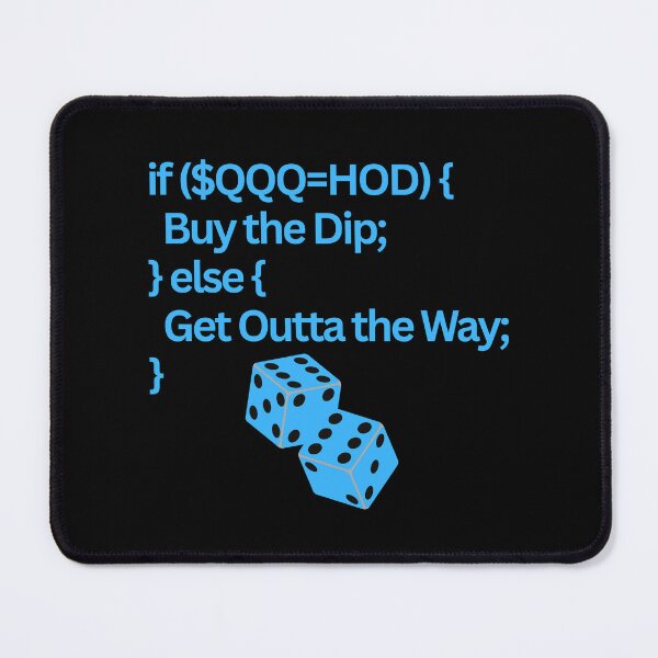 Item preview, QQQ buy the dip (blue) designed and sold by 1focus2infinity.