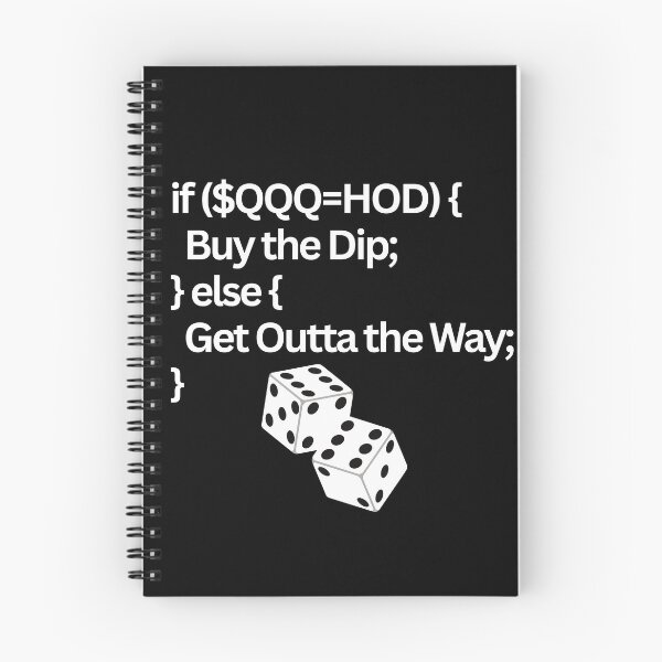Item preview, If/Then QQQ - White on Black designed and sold by 1focus2infinity.