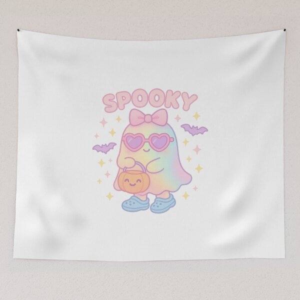 Item preview, Spooky Kawaii Ghost Girl Pastel Halloween designed and sold by RocknCat.