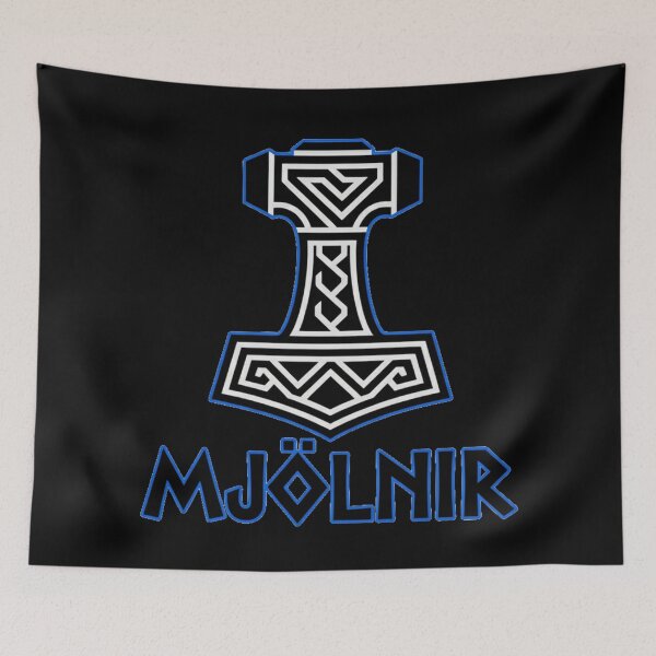 Item preview, Mjölnir - The Hammer of Thor | Norse Viking Tribal Design designed and sold by DesignsDominus.