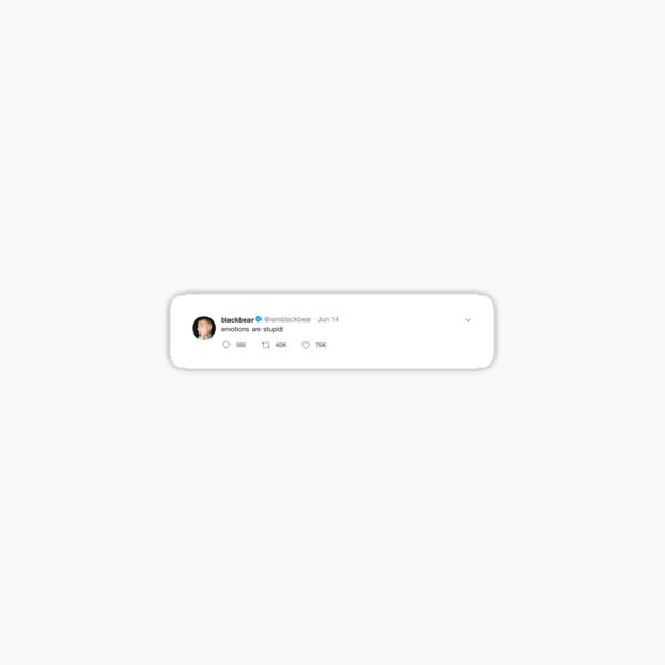 blackbear tweet Sticker
