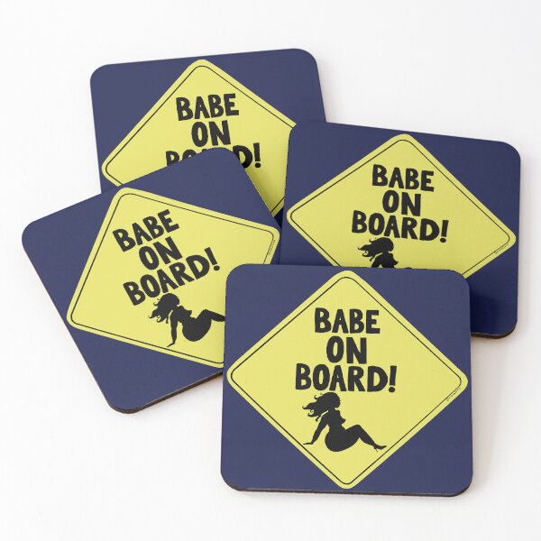 Item preview, Babe on Board Design #2 designed and sold by Erika Eclectik's Art Shop.