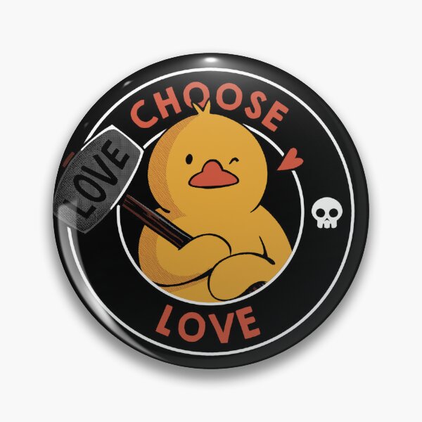 Item preview, Choose Love Funny Duck Sledgehammer by Tobe Fonseca designed and sold by Tobe Fonseca®.