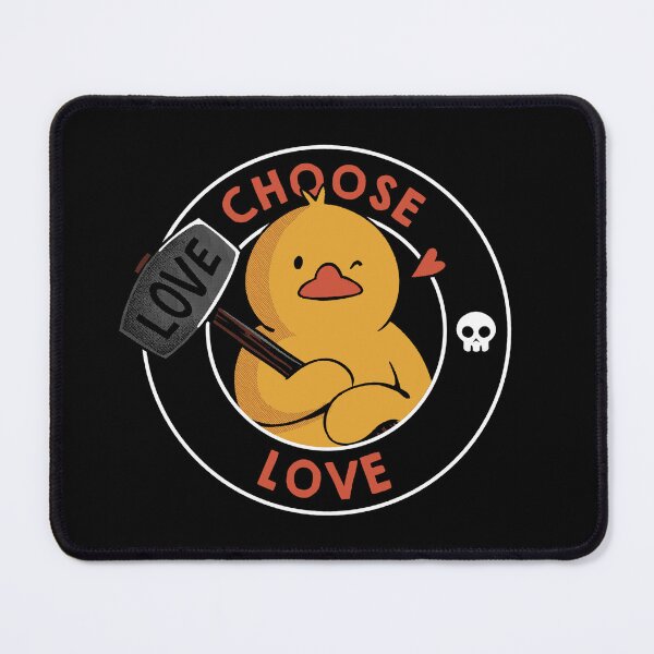 Item preview, Choose Love Funny Duck Sledgehammer by Tobe Fonseca designed and sold by Tobe Fonseca®.