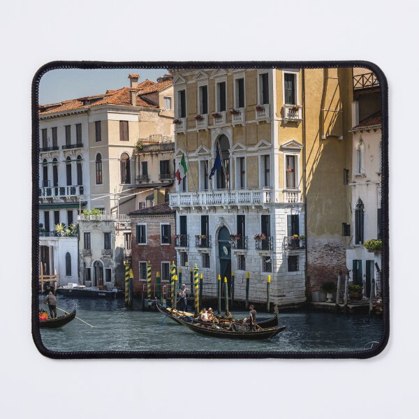 Item preview, Venetian Elegance Grand Canal Gondolas Wall Art Photography designed and sold by Ray Rominger Photography.