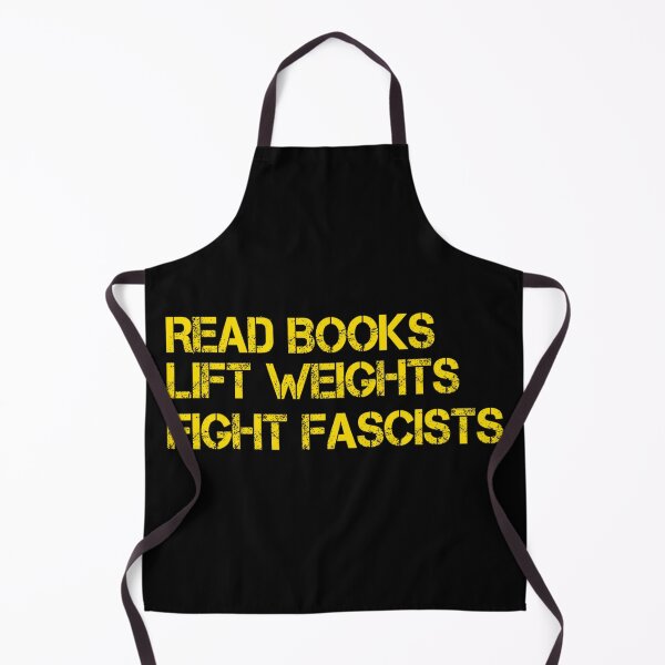 Item preview, Read Books Lift Weights Fight Fascists Antifascist Workout Shirt designed and sold by kawaiivsglitch.