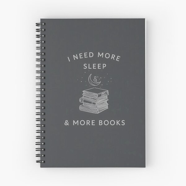Item preview, I Need More Sleep & More Books - Book Lover T-Shirt, Relaxing Reading Gift designed and sold by Rilindi.