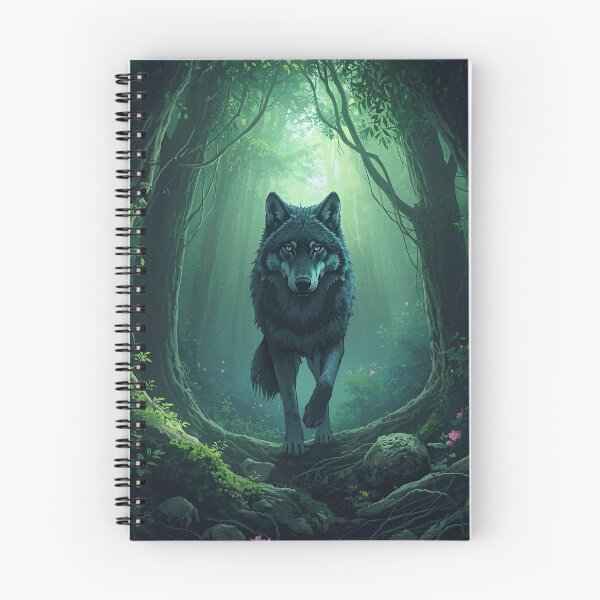 Item preview, Mystic Wolf Forest designed and sold by 1PrintSpark.