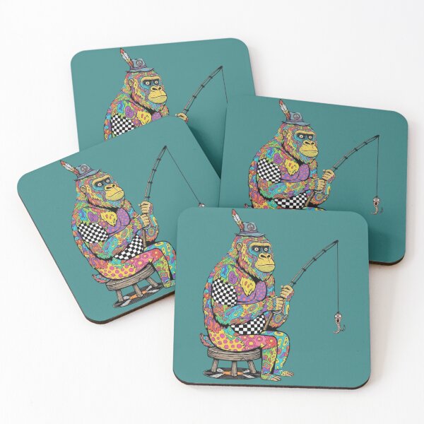 Item preview, Psychedelic Gorilla Fishing  designed and sold by Too Kool Designing .