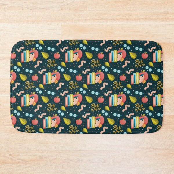 Item preview, Cute Bookworm Pattern – Reading Lover Design for Bookworms, Readers & Bibliophiles designed and sold by kscribblesart.