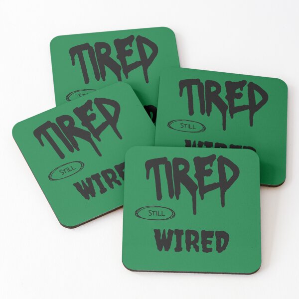 Item preview, Tired Still Wired - Funny Sleepy Not Tired Classic T-Shirt designed and sold by freshwear design.