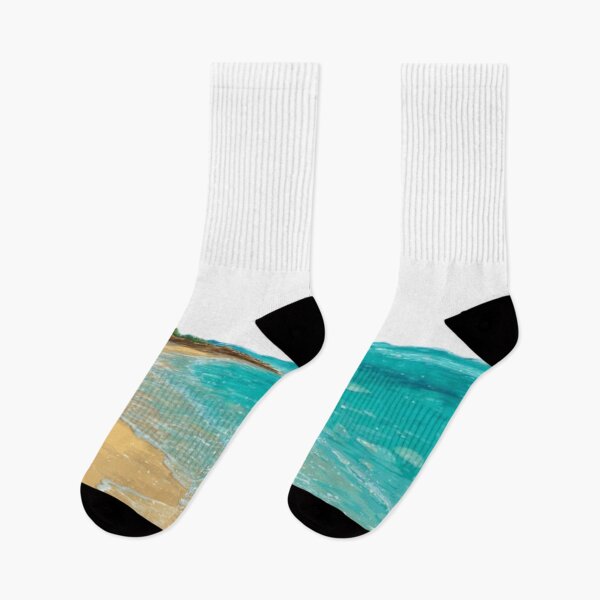 Item preview, Tropical Beach Paradise Ocean Waves designed and sold by AlexLineArt.