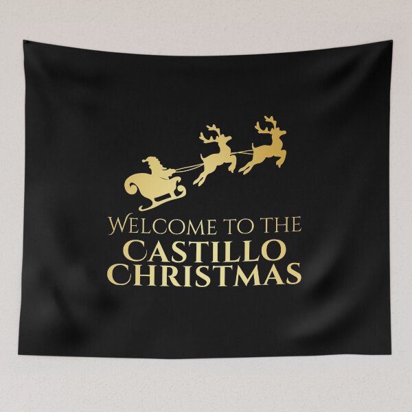 Item preview, Welcome to the Castillo Christmas – Gold Family Name designed and sold by buglevel.