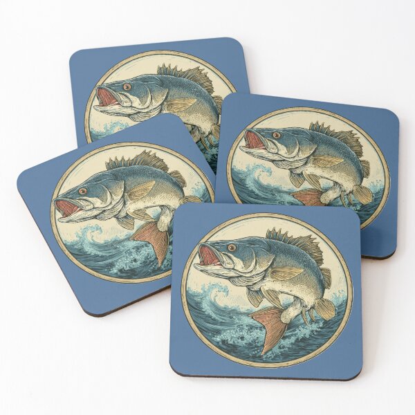 Item preview, WALLEYE FISH Wildlife Native Fishing designed and sold by scicilysimonee.