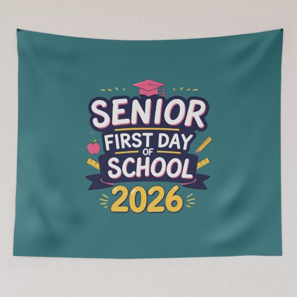 Item preview, Level Up to Senior Year – Class of 2026 School Backpack designed and sold by ShadowSteel.