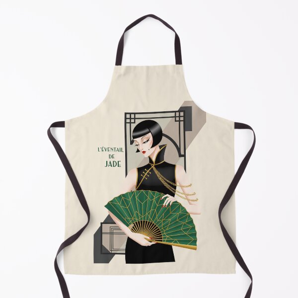 Item preview, After Erté - L'ÉVENTAIL DE JADE (The Jade Fan) designed and sold by elektronen.
