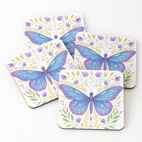 Item preview, Colorful Whimsical Butterfly with Inspirational Quote | Boho Nature Digital Art for T-Shirts, Stickers, Mugs & Home Decor designed and sold by 5CatDesign.