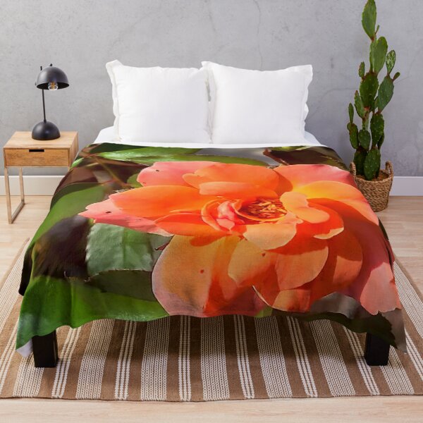 Item preview, Fiery Orange Rose in Bloom designed and sold by Exodoi.