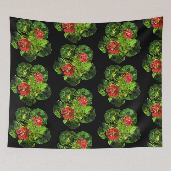 Item preview, Red Orange  Hibiscus Buds to Blooms Double Exposure Cutout  designed and sold by Esoteric Alchemy.