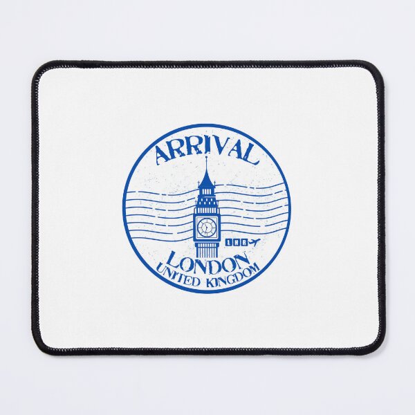 Item preview, London Heathrow Passport Stamp Circular Sticker designed and sold by limesucker.