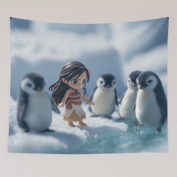 Item preview, Kawaii Castaway & the Penguin Crew designed and sold by ArgentoArt.