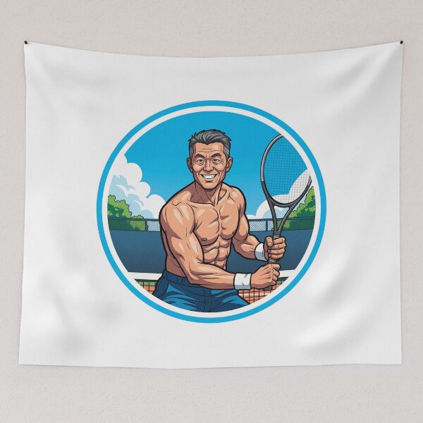 Item preview, Strong Gym Dad Tennis designed and sold by muscledaddies.