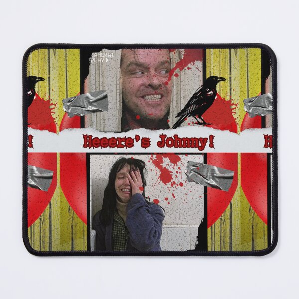 Item preview, "Here's Johnny' The Shining Kubrick Cult Horror Art Print designed and sold by paintdeath.