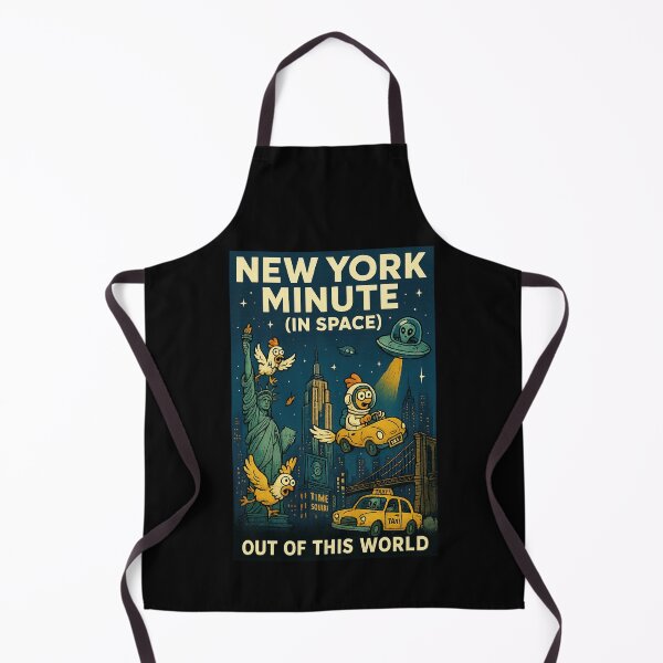 Item preview, Cosmic Comedy – New York Minute (In Space) designed and sold by Camp Chaos by Wharf Wreckers.