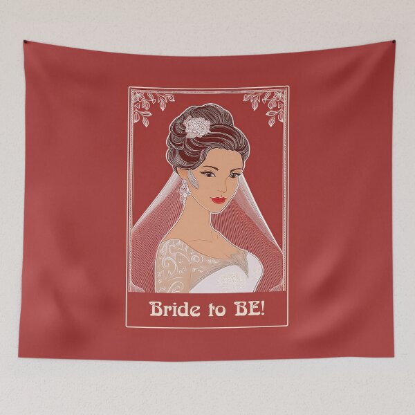 Item preview, Bride to BE! Vintage Poster designed and sold by FlosArtPrintShop.