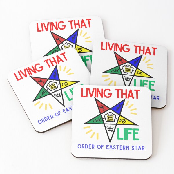 Item preview, Order of Eastern Star OES Living that Star Life designed and sold by Cherishine Creations.