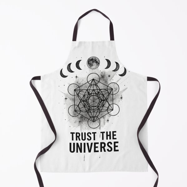Item preview, Trust the Universe Sacred Geometry Tattoo Design – Metatron’s Cube, Moon Phases, Occult Mystical Esoteric Spiritual Art for T-Shirts, Stickers and Posters designed and sold by magicstudiooo.