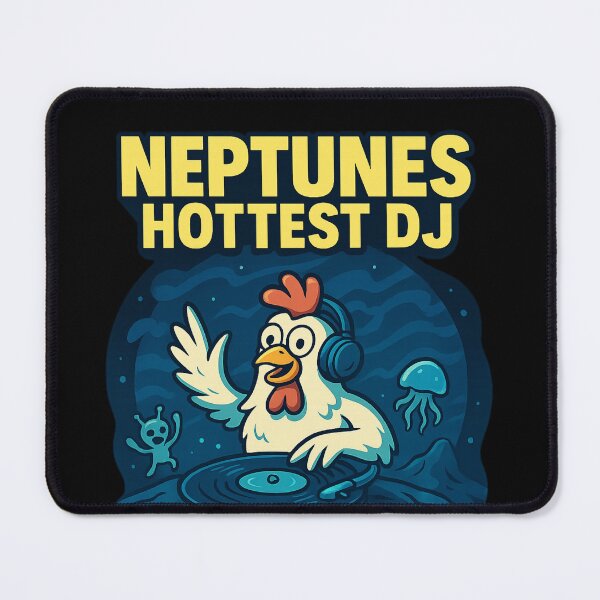 Item preview, Neptune’s Hottest DJ – Underwater Party Chicken designed and sold by Camp Chaos by Wharf Wreckers.
