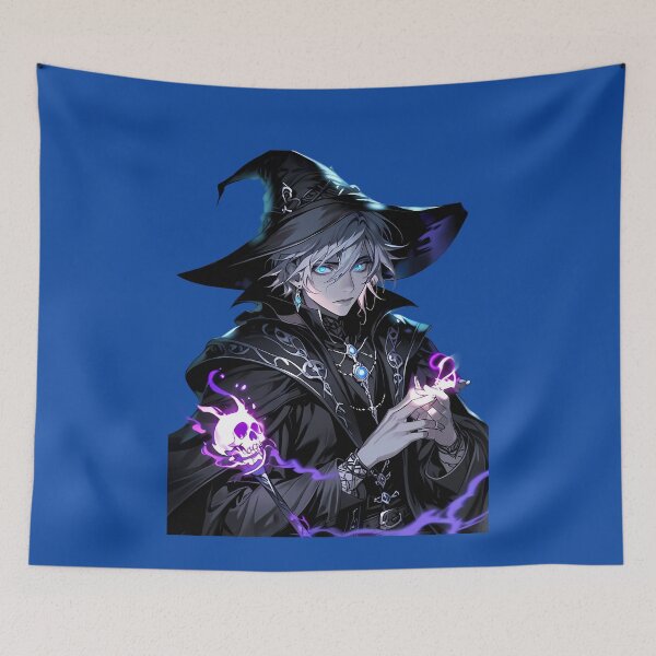 Item preview, Gothic Vampire Boy – Dark Fantasy Anime Retro Art designed and sold by Popvira-Store.