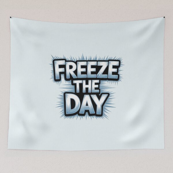 Item preview, Freeze The Day - Frosty Winter Design designed and sold by Jollys-ArtShop.