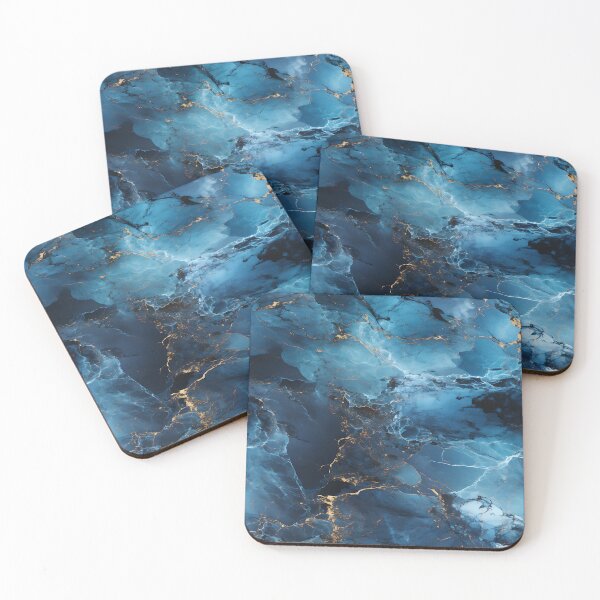 Item preview, Bolivian Blue Marble Texture – Elegant Abstract Pattern designed and sold by JollyCritters.