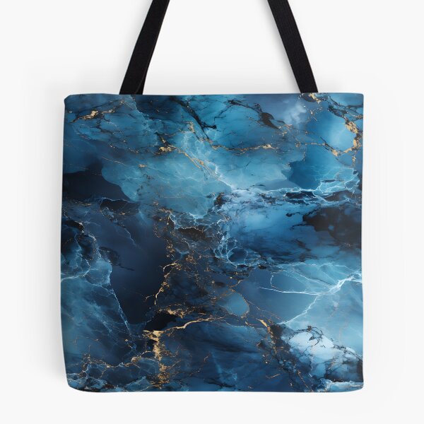 Item preview, Bolivian Blue Marble Texture – Elegant Abstract Pattern designed and sold by JollyCritters.