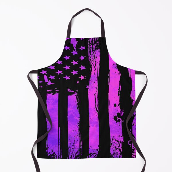 Item preview, Grunge Purple American Flag – Distressed Patriotic Abstract Artwork designed and sold by artistwill.
