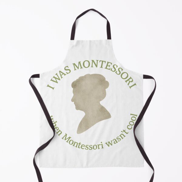 Item preview, I Was Montessori When Montessori Wasn’t Cool – Maria Montessori Silhouette designed and sold by MforMontessori.