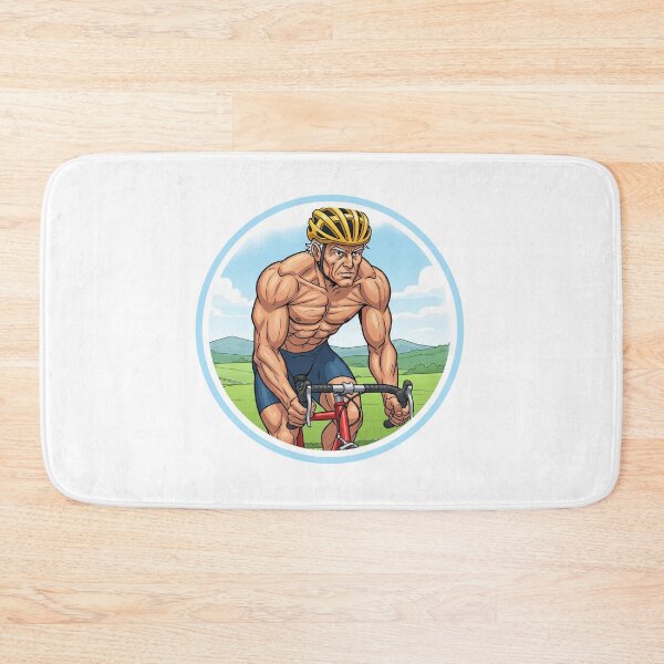 Item preview, Bodybuilder Daddy Cyclist Bicycle designed and sold by muscledaddies.