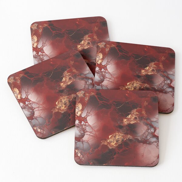 Item preview, Guifei Red Marble Pattern designed and sold by JollyCritters.