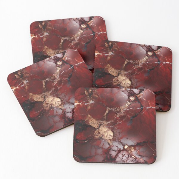 Item preview, Luxury Red Marble Abstract designed and sold by JollyCritters.