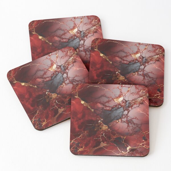 Item preview, Imperial Red Marble Elegance designed and sold by JollyCritters.