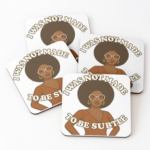 Item preview, No fui hecha para ser sutil - Feminista negra divertida designed and sold by Galvanized.